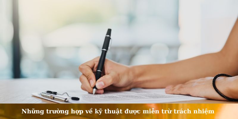 điều khoản miễn trừ